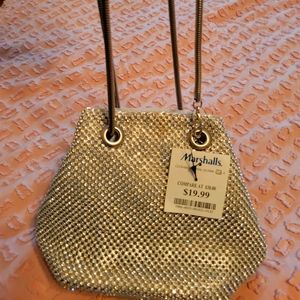 Cute silver evening bag